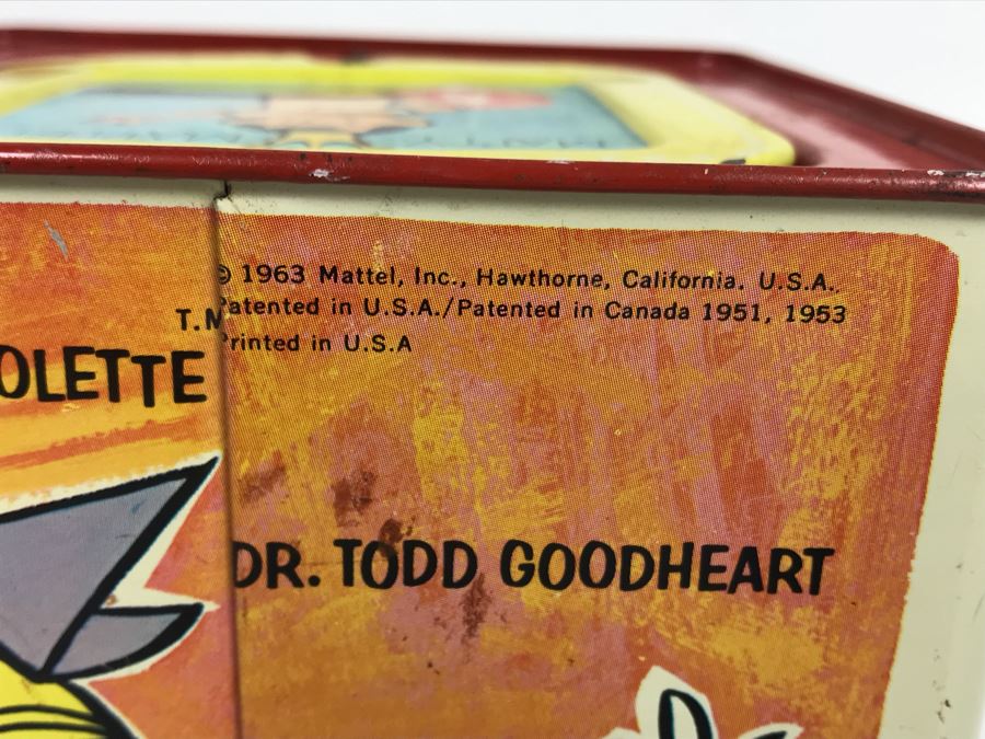 Vintage 1963 Mattel Superchief In-The-Music-Box Jack-In-The-Box Toy The Funny Company [Photo 12]