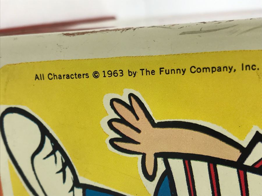 Vintage 1963 Mattel Superchief In-The-Music-Box Jack-In-The-Box Toy The Funny Company [Photo 10]