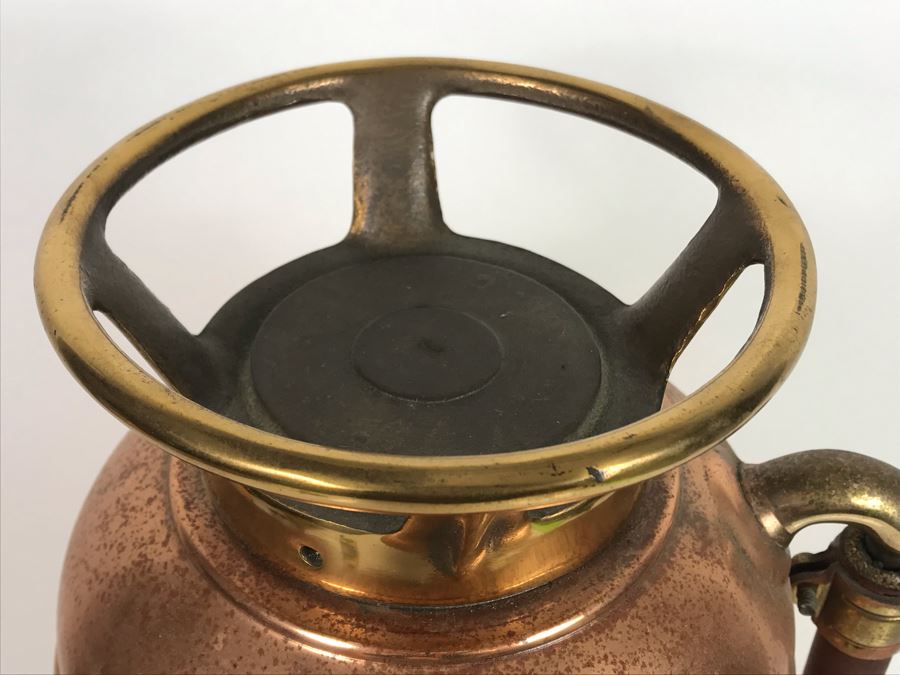 Vintage Copper Fire Extinguisher Fire Guard Extinguisher General Model QuickAid F-833 [Photo 9]
