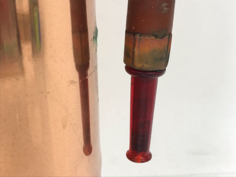 Vintage Copper Fire Extinguisher Fire Guard Extinguisher General Model QuickAid F-833 [Photo 11]