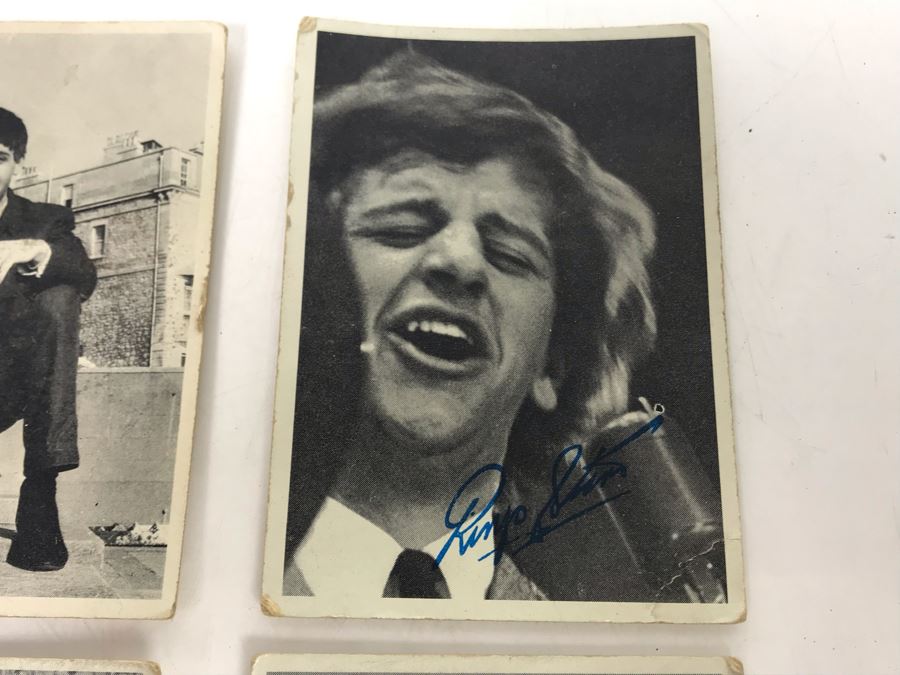 Vintage Set Of (4) Beatles Rock Band Trading Cards TGC Topps [Photo 5]