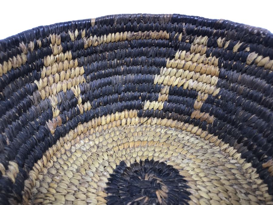 Vintage Native American Basket Design 3'H X 6.5'W [Photo 5]