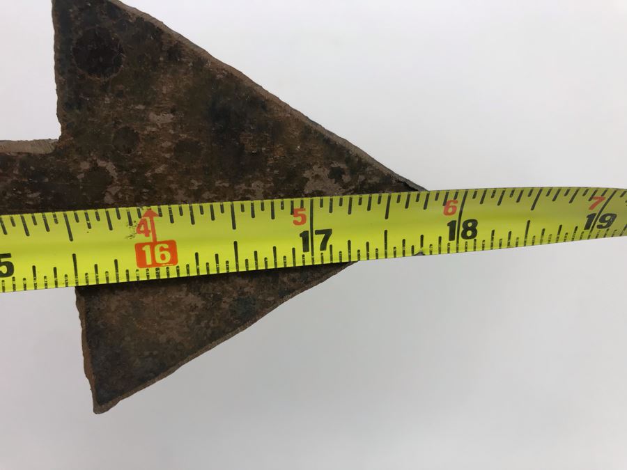 Metal Cow With Pointing Arrow Weather Vane Sculpture On Metal Base 18'W X 17'H [Photo 10]