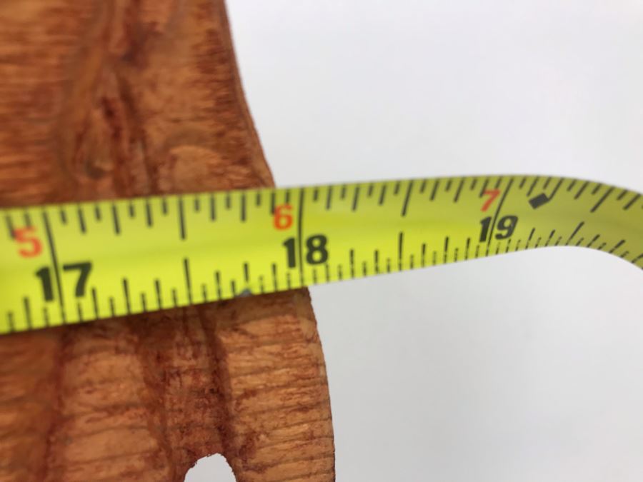 Carved Wooden Bull Sculpture With Stand 13'H X 18'W [Photo 8]