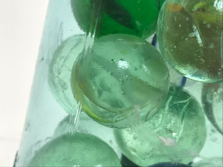 Mason Jar Filled With Old Glass Marbles [Photo 11]