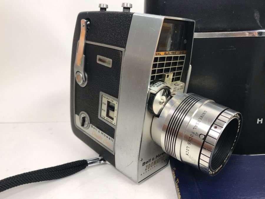 Vintage Bell & Howell Director Series 8MM Magazine Movie Camera With Box Model 424-424P And Gene Thomas Inverview Book From The Community History Project Of Santa Ana [Photo 3]