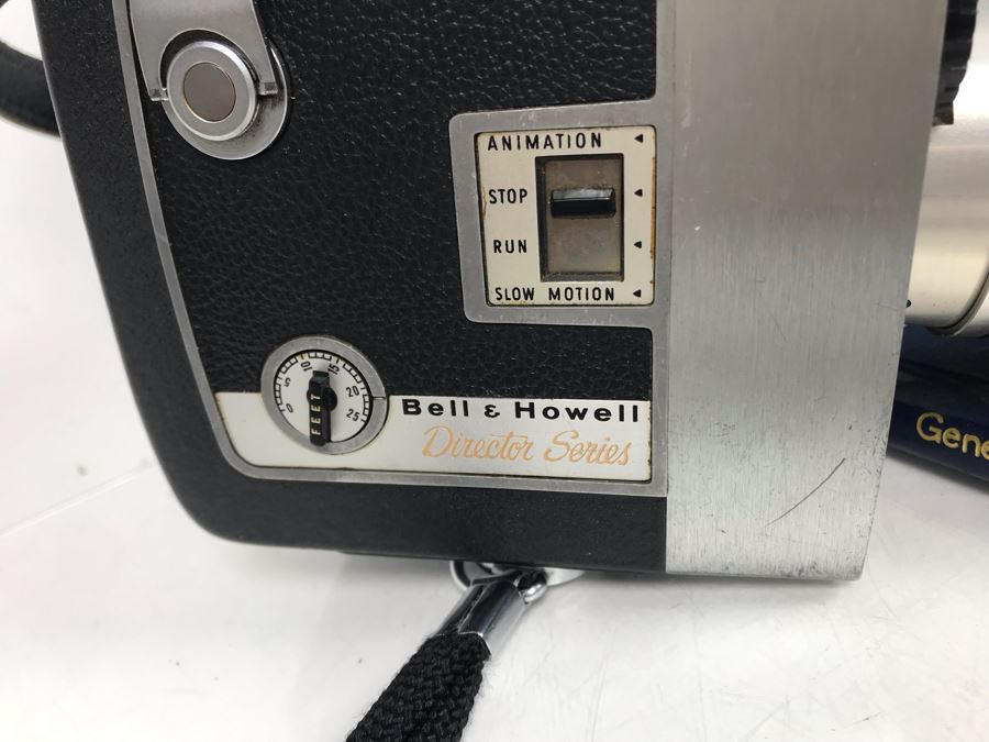 Vintage Bell & Howell Director Series 8MM Magazine Movie Camera With Box Model 424-424P And Gene Thomas Inverview Book From The Community History Project Of Santa Ana [Photo 4]