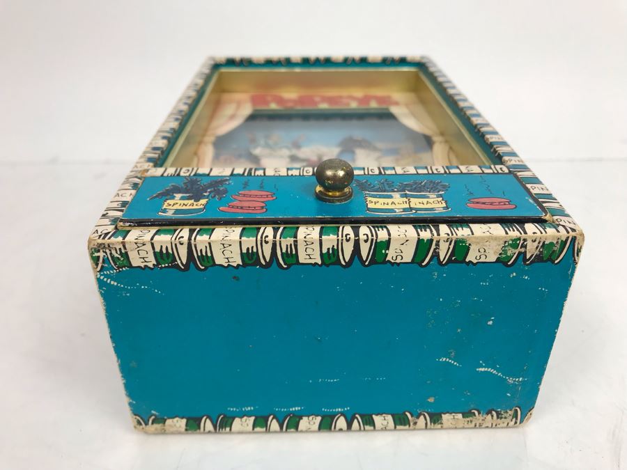 Vintage 1980 Dancing Popeye The Sailor Music Box Working [Photo 10]