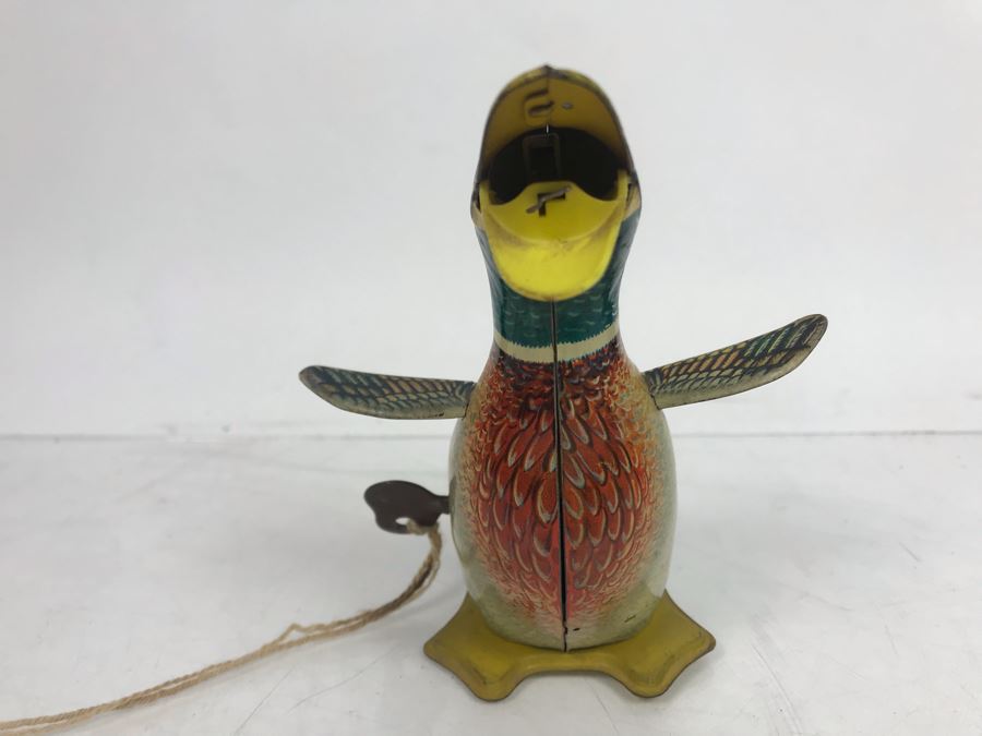 Vintage Metal Tin Litho Mechanical Wind Up Duck Toy Kohler Germany Gigi Art. Nr. 47 Working [Photo 5]