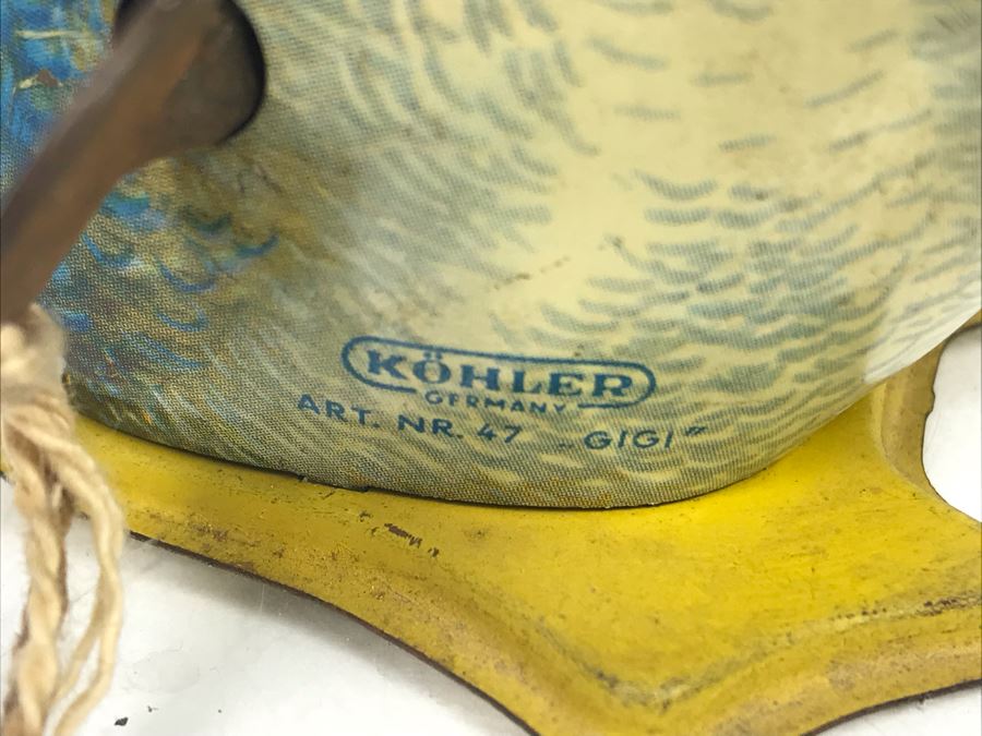 Vintage Metal Tin Litho Mechanical Wind Up Duck Toy Kohler Germany Gigi Art. Nr. 47 Working [Photo 3]