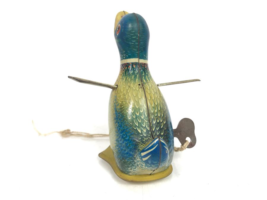 Vintage Metal Tin Litho Mechanical Wind Up Duck Toy Kohler Germany Gigi Art. Nr. 47 Working [Photo 7]