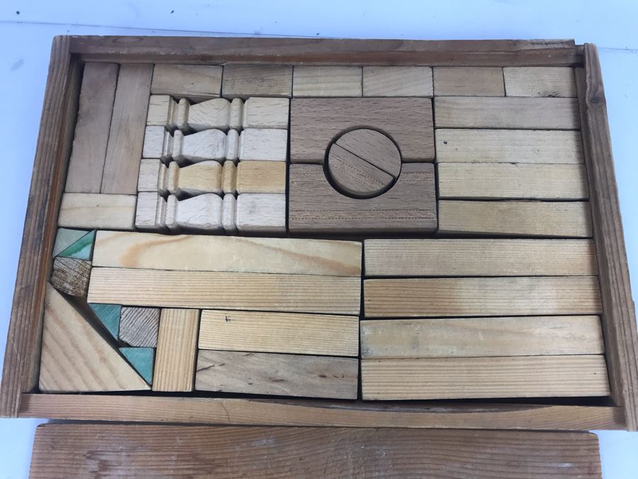 Vintage European Wooden Building Block Set [Photo 5]