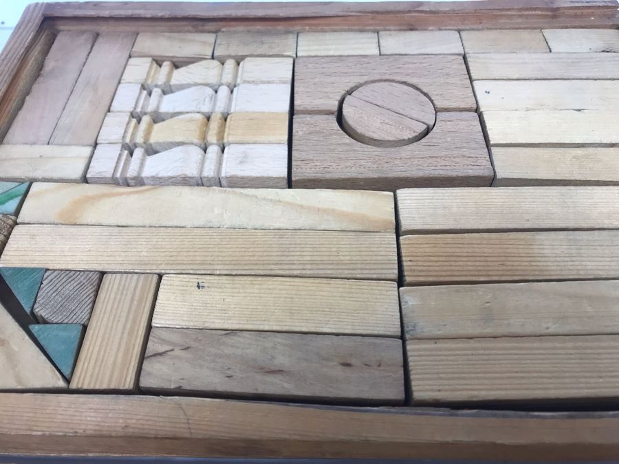 Vintage European Wooden Building Block Set [Photo 6]