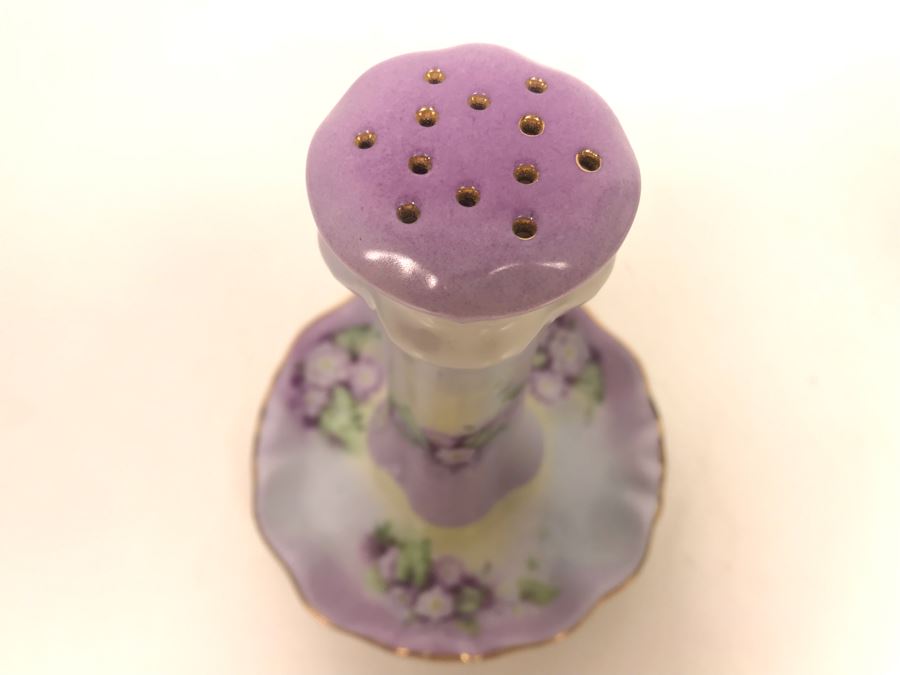 Vintage Porcelain Treasures Hand Decorated By Betty Platner Hat Stick Pin Holder [Photo 3]
