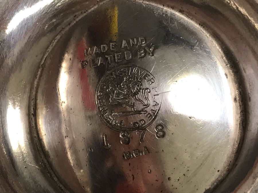 Stunning Vintage Monogramed Silverplate Creamer [Photo 7]