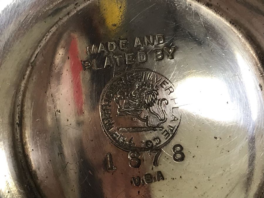 Stunning Vintage Monogramed Silverplate Creamer [Photo 6]