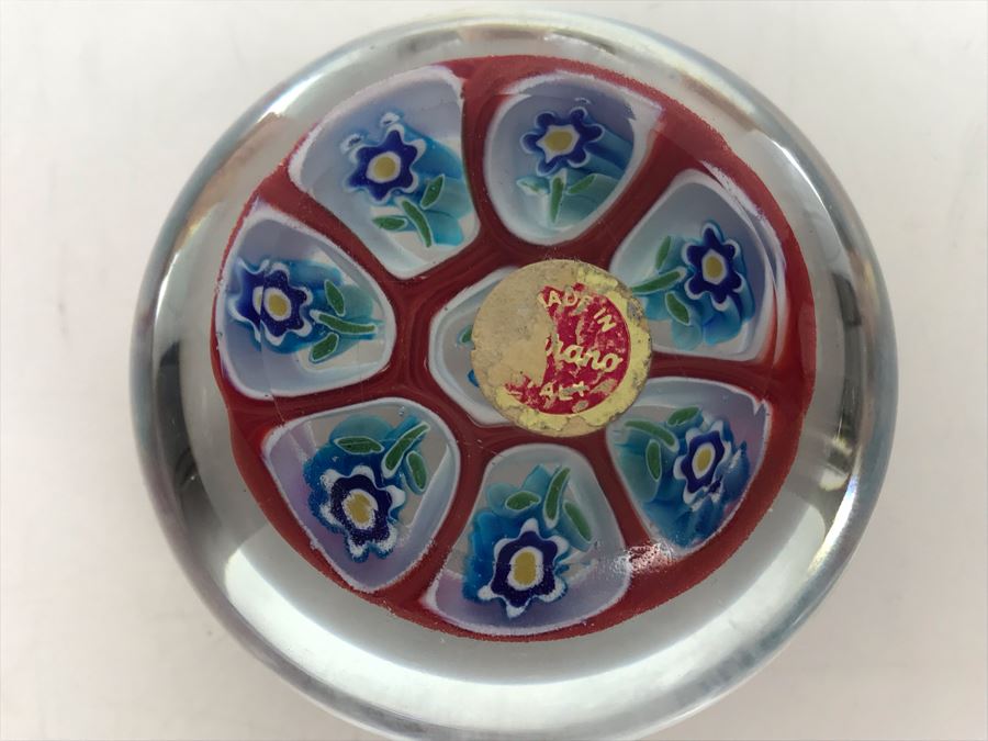 Vintage Murano Glass Paperweight Italy [Photo 6]