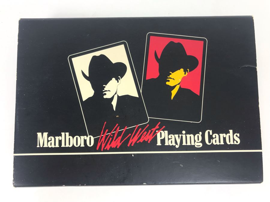 Vintage 1991 Philip Morris Marlboro Wild West Playing Cards Set [Photo 3]