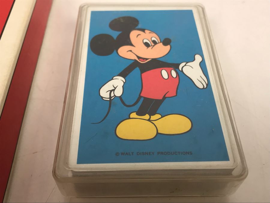 Vintage Disneyland Magic Shop Mickey Mouse Jumbo Cards And Walt Disney ...