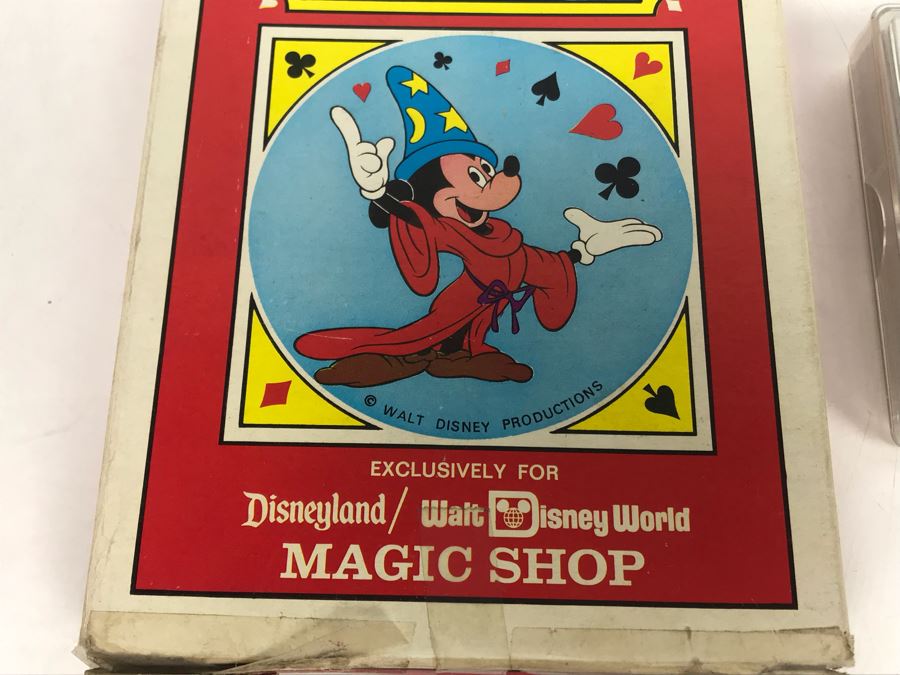 Vintage Disneyland Magic Shop Mickey Mouse Jumbo Cards And Walt Disney Productions Mickey Mouse Playing Cards [Photo 8]