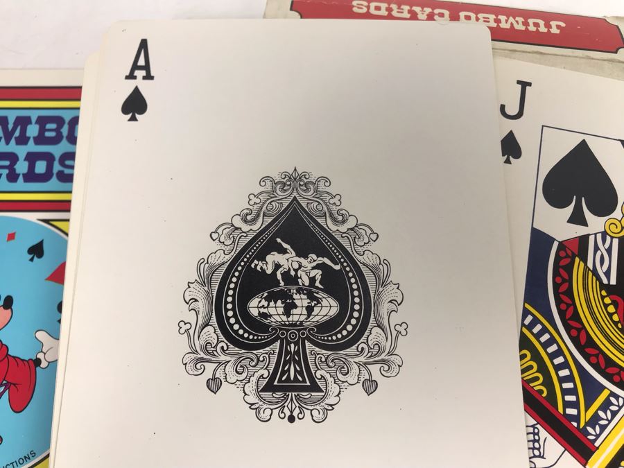 Vintage Disneyland Magic Shop Mickey Mouse Jumbo Cards And Walt Disney Productions Mickey Mouse Playing Cards [Photo 10]