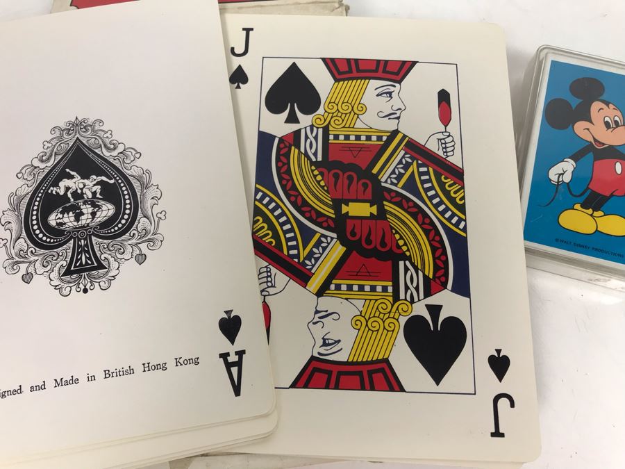 Vintage Disneyland Magic Shop Mickey Mouse Jumbo Cards And Walt Disney Productions Mickey Mouse Playing Cards [Photo 11]