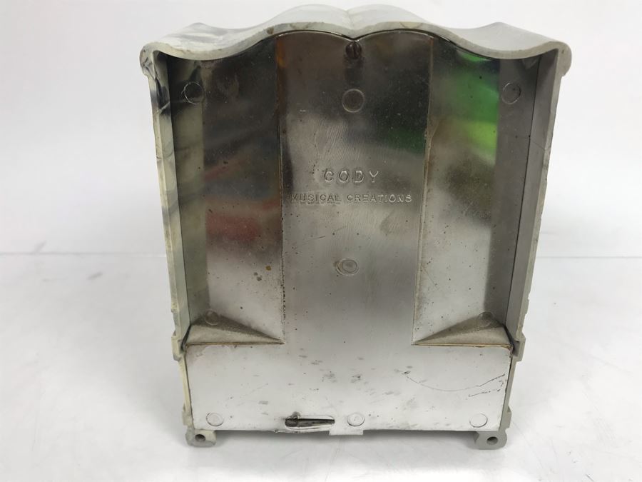 Vintage Cody Musical Creations Couple Dancing Ballerinas On Stage Music Box Working [Photo 4]