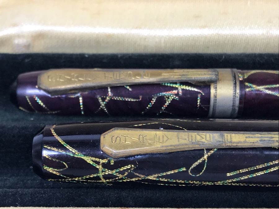 Vintage Carter's Shirley Temple Fountain Pen And Pencil Set [Photo 6]