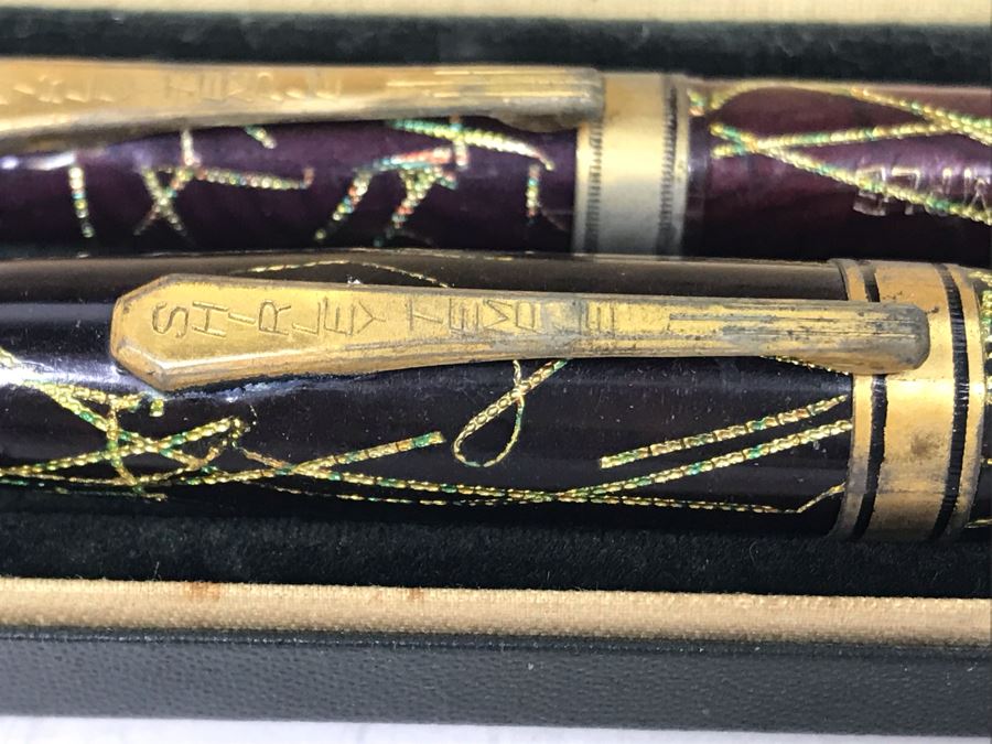 Vintage Carter's Shirley Temple Fountain Pen And Pencil Set [Photo 4]