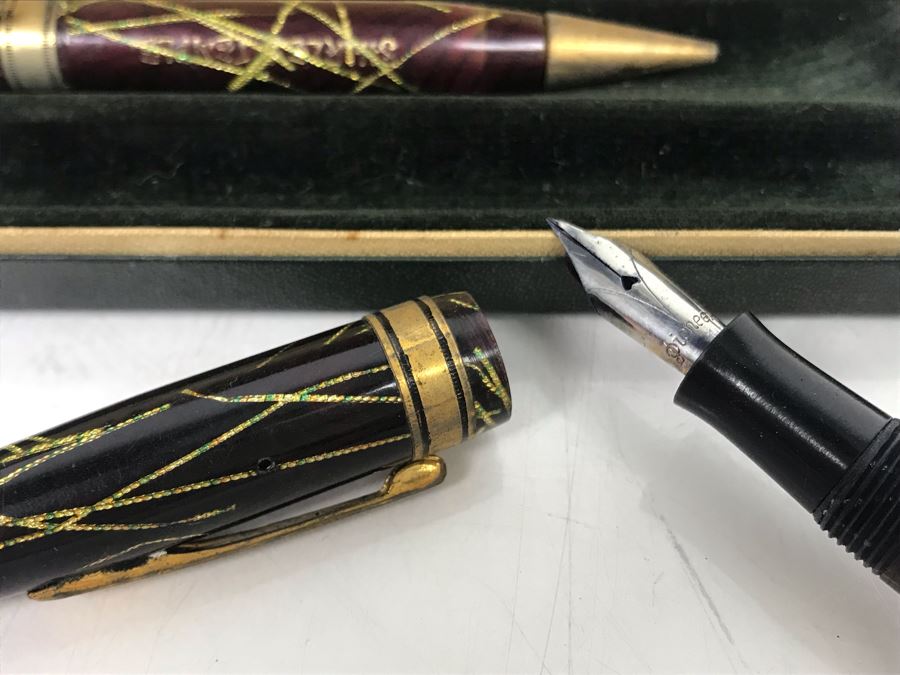 Vintage Carter's Shirley Temple Fountain Pen And Pencil Set [Photo 7]