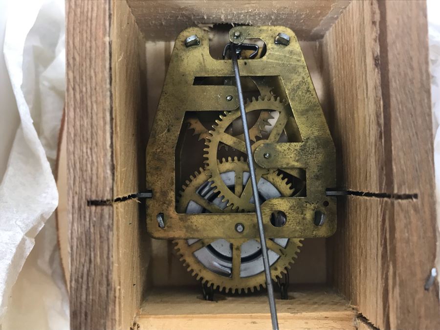 Vintage Germany Moving Eye Owl Cuckoo Clock Untested [Photo 8]