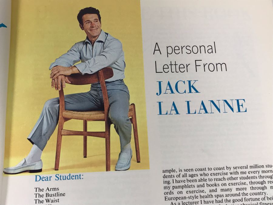 Signed 1969 Hardcover Book Jack La Lanne's Slim And Trim Diet And Excercise Guide [Photo 7]