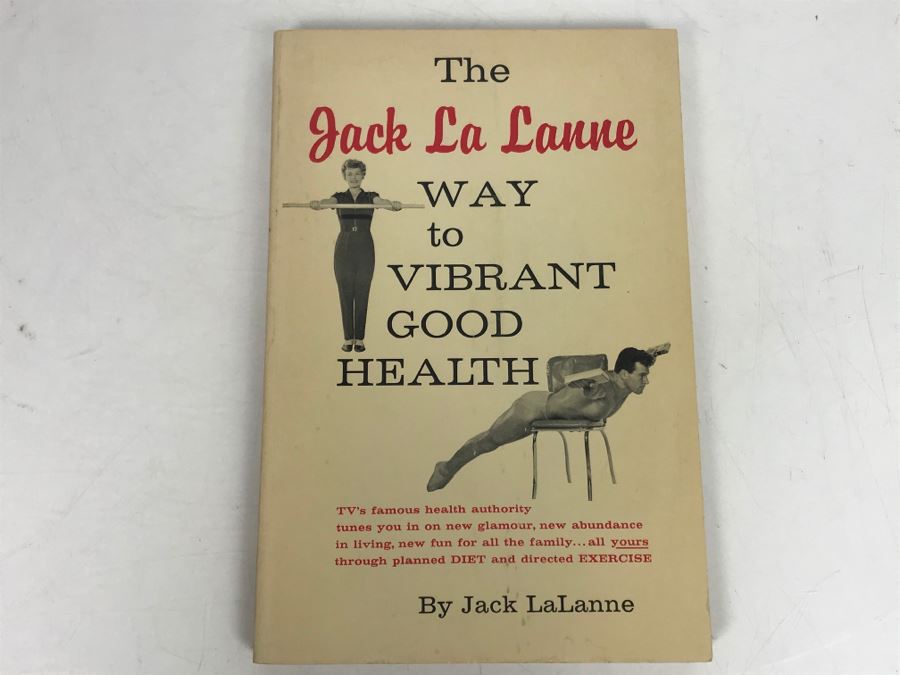Signed 1961 Book The Jack La Lanne Way To Vibrant Good Health [Photo 2]