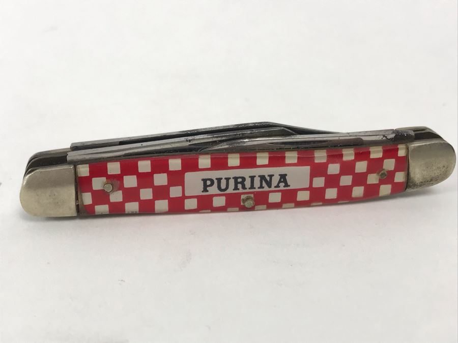 Vintage PURINA Promotional Advertising Pocket Knife [Photo 3]