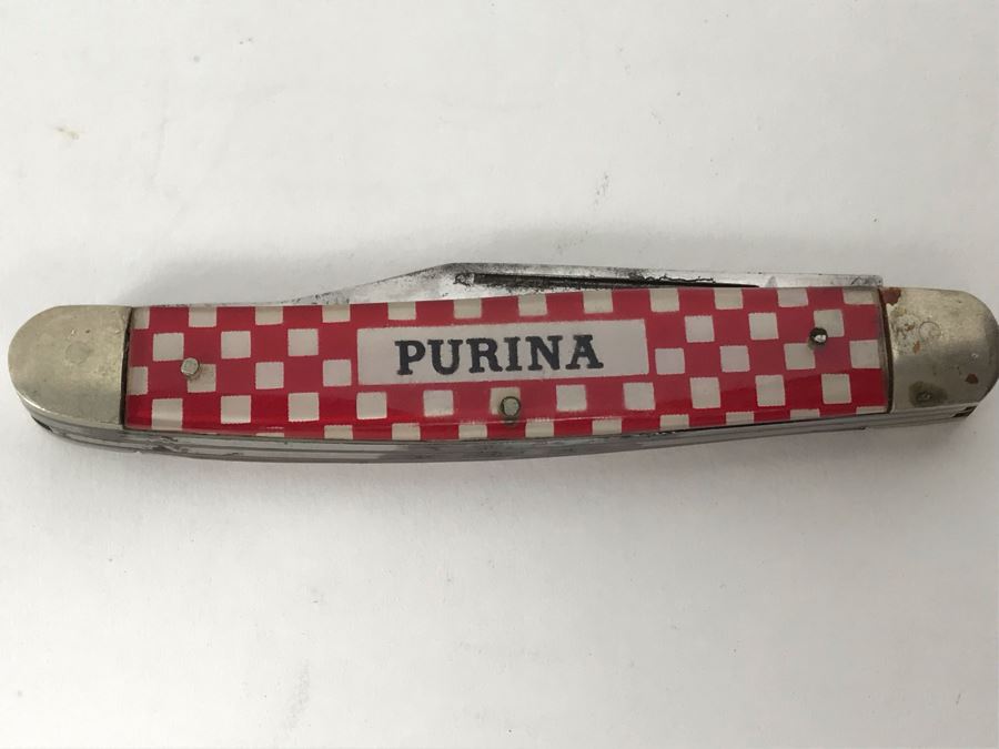 Vintage PURINA Promotional Advertising Pocket Knife [Photo 2]