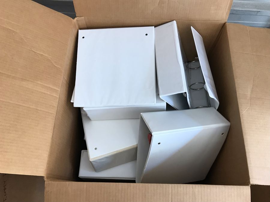 (4) Large Boxes Fille With New Cardinal Large White D-Ring Binders [Photo 5]