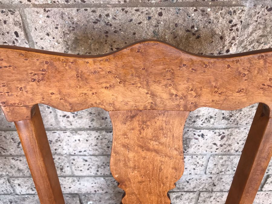 Antique Birdseye Maple Secretary Desk With Chair [Photo 27]