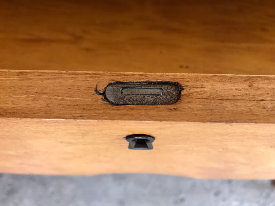 Antique Birdseye Maple Secretary Desk With Chair [Photo 11]