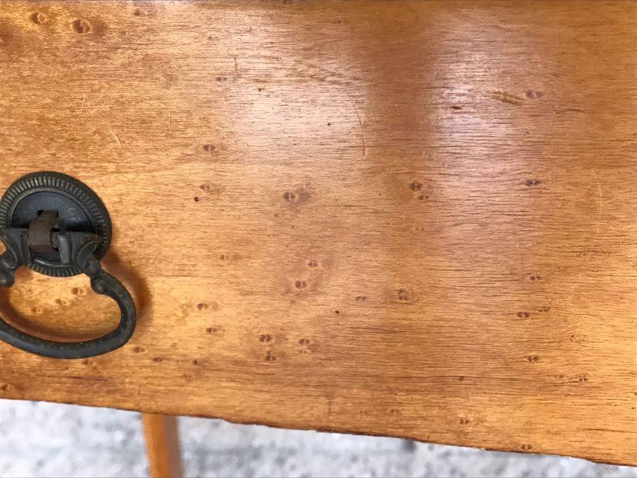 Antique Birdseye Maple Secretary Desk With Chair [Photo 23]