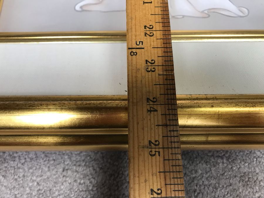 Original Chinese Signed Lucy Wang 3-Dimensional Watercolor On Silk Painting 22' X 24' Retails Over $2,000 [Photo 14]