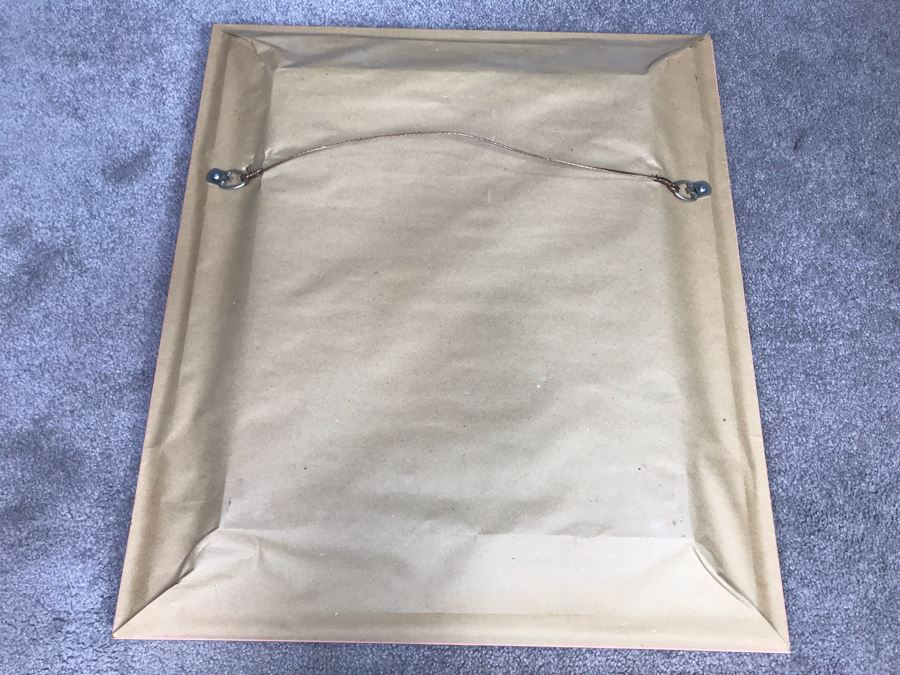 Original Chinese Signed Lucy Wang 3-Dimensional Watercolor On Silk Painting 22' X 24' Retails Over $2,000 [Photo 14]