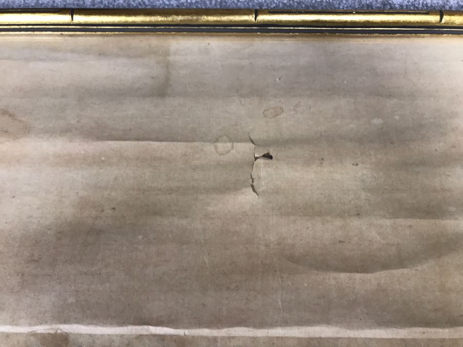 Pair Of Framed Antique Original Chinese Ancestor Scrolls Paintings Ancestral Portraits Man Is 30' X 50' [Photo 22]