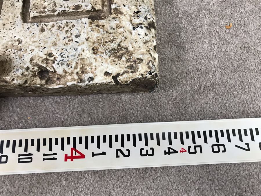 Large Embossed Fiberglass Wall Sculpture With Gilded Horse [Photo 21]