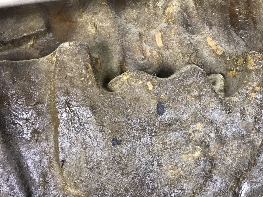 Large Embossed Fiberglass Wall Sculpture With Gilded Horse [Photo 15]