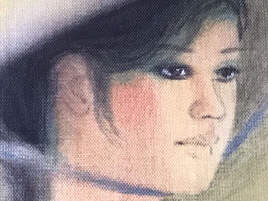 Pair Of Original Asian Paintings In Gilded Wooden Bamboo Motif Frames 22' X 30' [Photo 16]