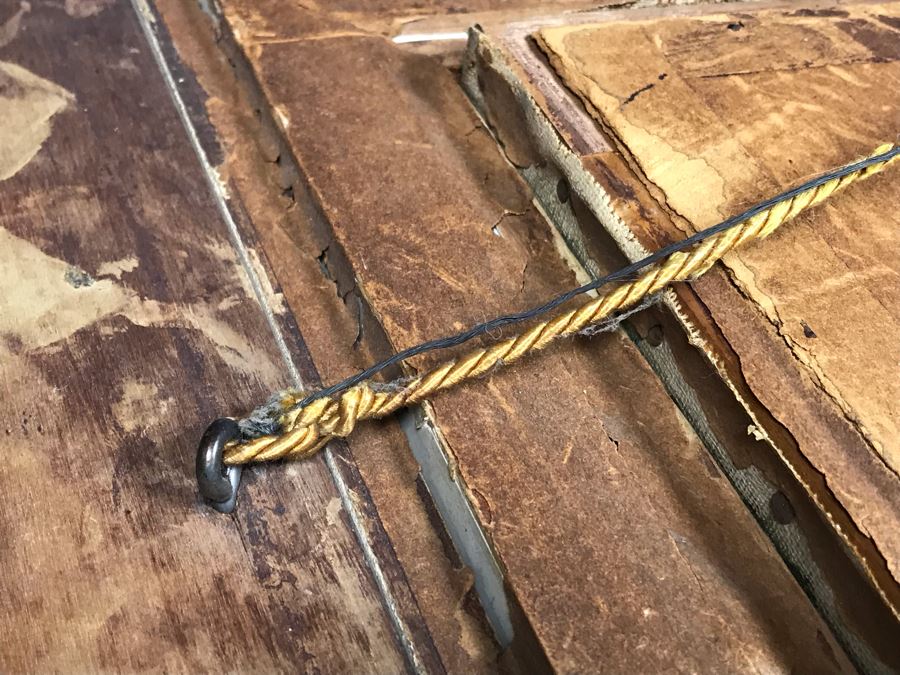 Original Antique Plein Air Oil Painting In Antique Frame By F. M. McCombs 32' X 24' [Photo 23]