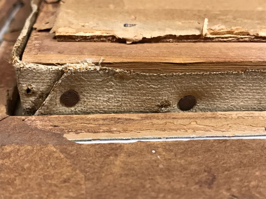 Original Antique Plein Air Oil Painting In Antique Frame By F. M. McCombs 32' X 24' [Photo 22]