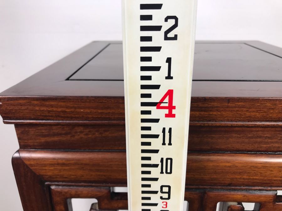 Chinese Rosewood Stand Side Table 48'H [Photo 11]