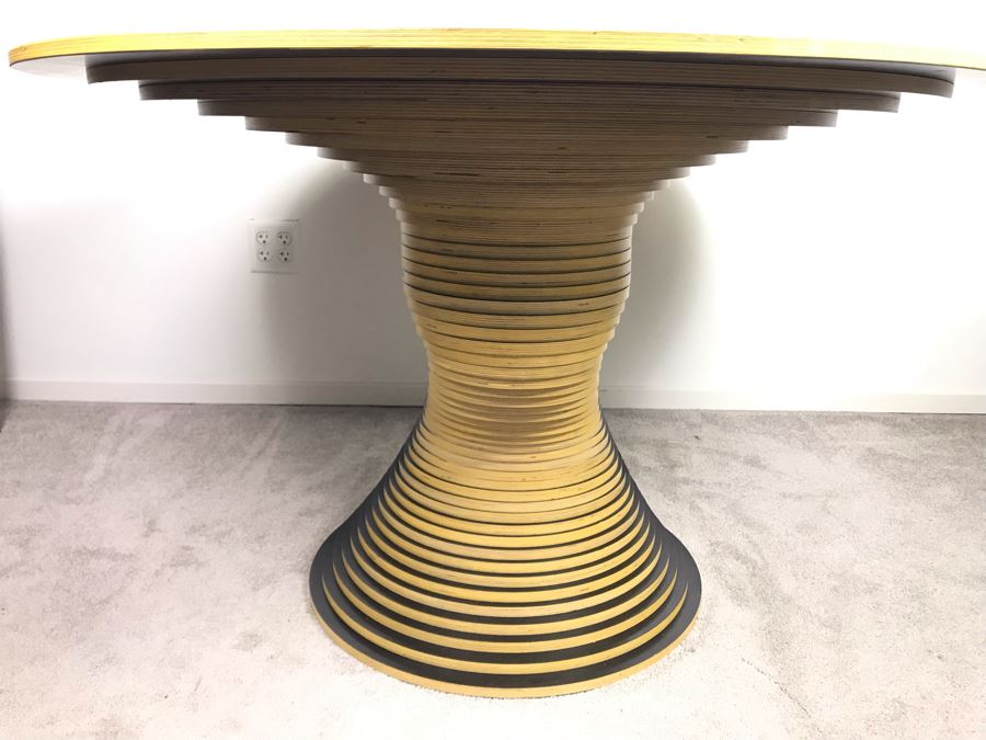 Marcello Pozzi Restoration Hardware Stack 50 Dining Table Made In Italy 48'W X 29.5'H [Photo 6]