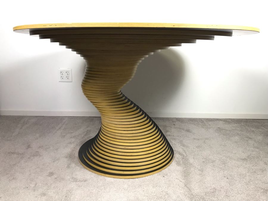 Marcello Pozzi Restoration Hardware Stack 50 Dining Table Made In Italy 48'W X 29.5'H [Photo 12]